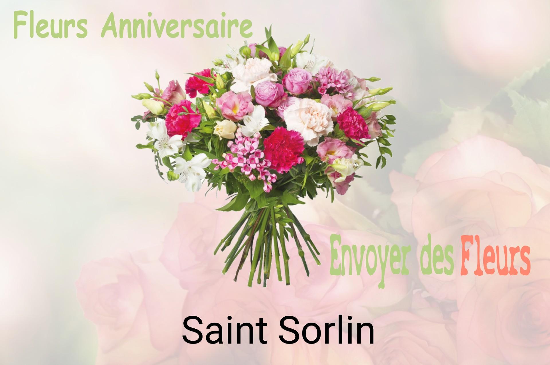 Bouquet de fleurs d’anniversaire livré à Saint-Sorlin